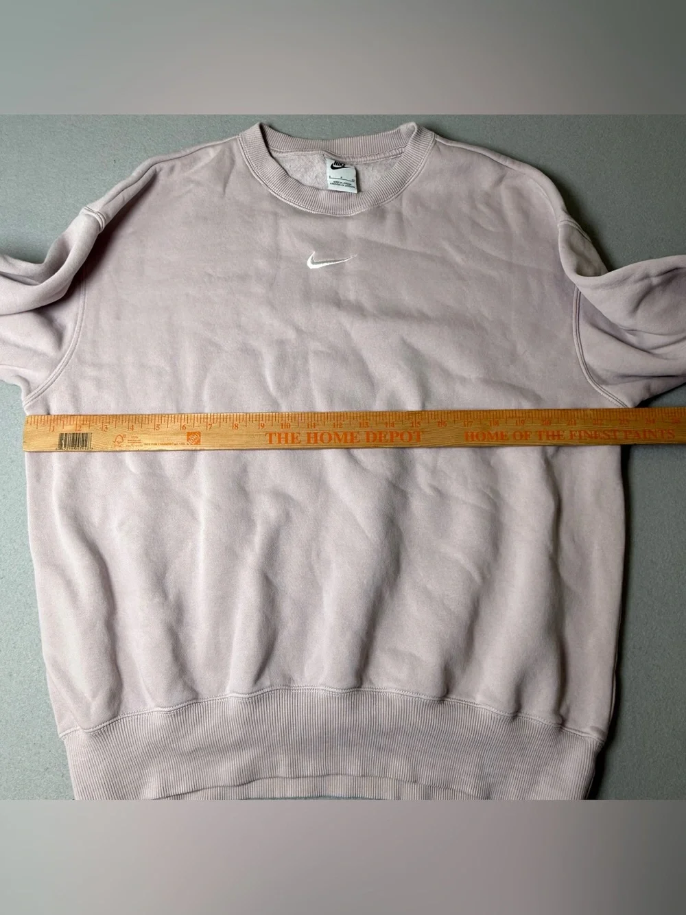 Nike Sportswear Phoenix Fleece Oversized Sweatshirt Womens S Pink Cream Center